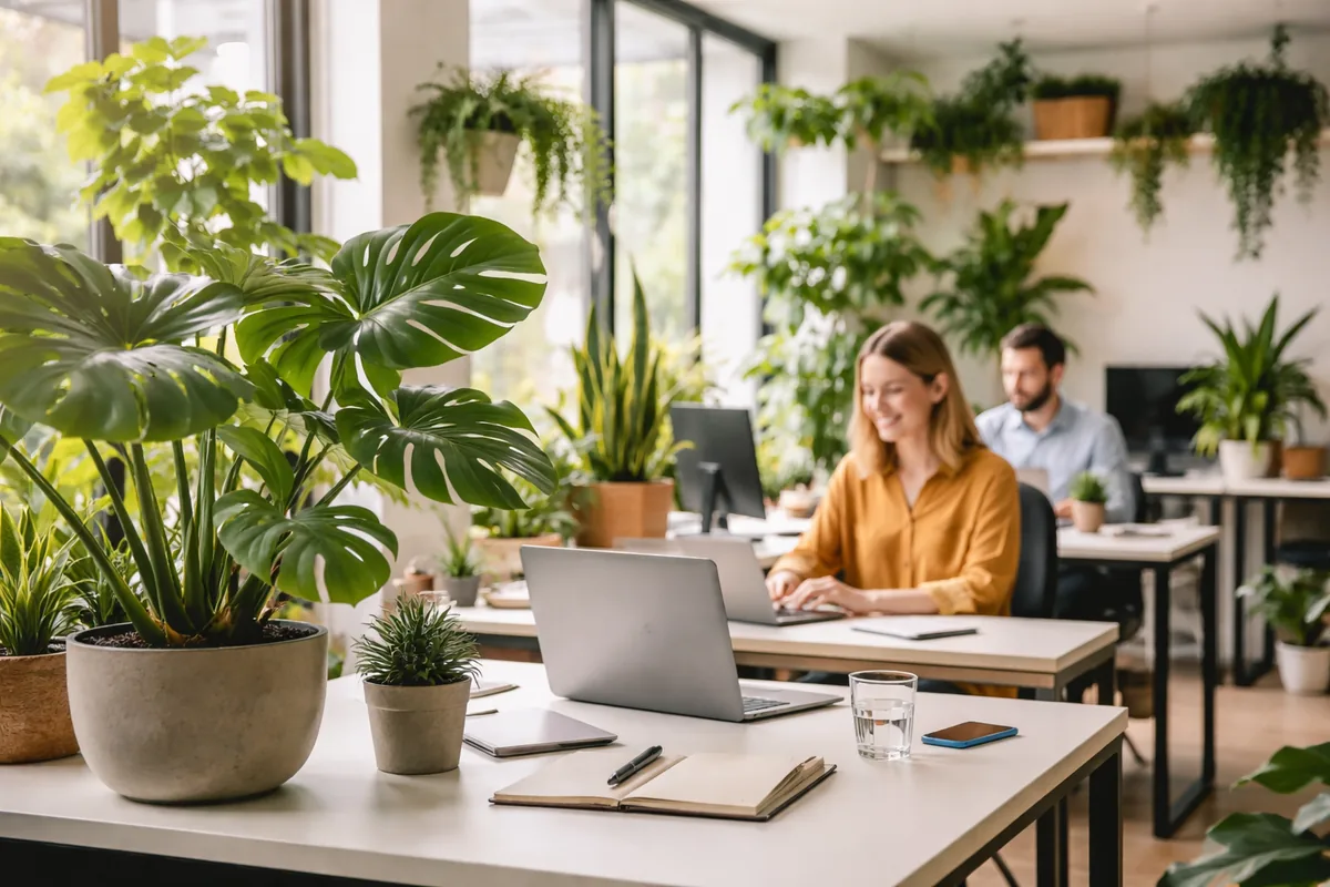 Les avantages des plantes au bureau pour le bien-être des employés