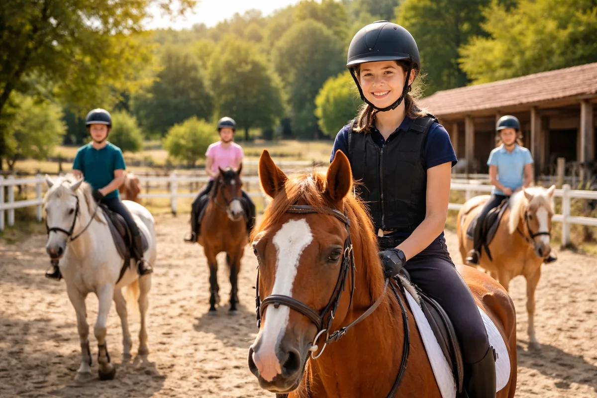 Quel est l'intérêt des écoles d'équitation en Charente pour les jeunes cavaliers ?